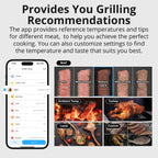 SONOFF BMT01 Wireless BBQ Meat Thermometer Real-Time Temp Chart Timer Reminder Remote Monitoring Temperature Alerts via eWeLink