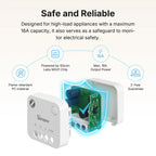 SONOFF MINI-ZB1GP MINI PM Zigbee Power Energy Meter – 16A, Solar Tracking, Cost Calculation, Non-Switch (Zigbee Hub Required)