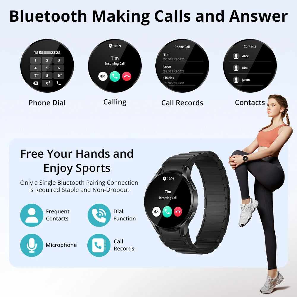 COLMI i28 Ultra AI Smartwatch with AMOLED, Prayer Time & Bluetooth Call, Black Magnetic