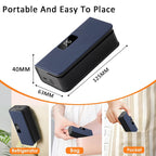 Cooskr 2-in-1 Rechargeable Mini Bag Heat Sealer & Cutter – LED Display 6 Modes Magnetic Portable Food Bag Sealer