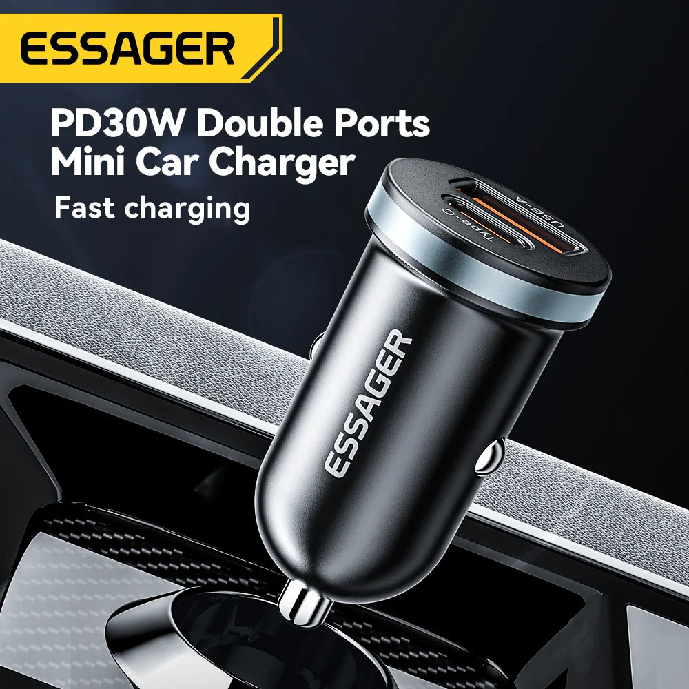 Car Charger, From Essager, Mini 30W Version