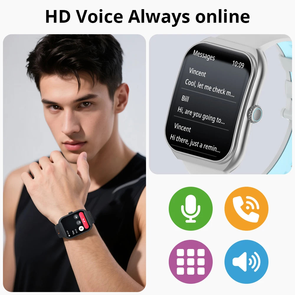 COLMI P86 1.93″ AMOLED Smartwatch – Bluetooth Calls, Rose Gold