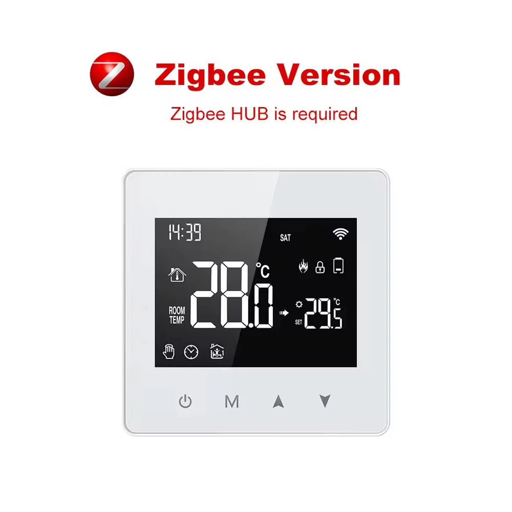 AVATTO Tuya Zigbee Smart Thermostat – Battery Powered Boiler Temperature Controller