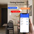 AVATTO Tuya WiFi Smart Groove Touch Switch – No Neutral, Alexa/Google (LTS02RD-US)