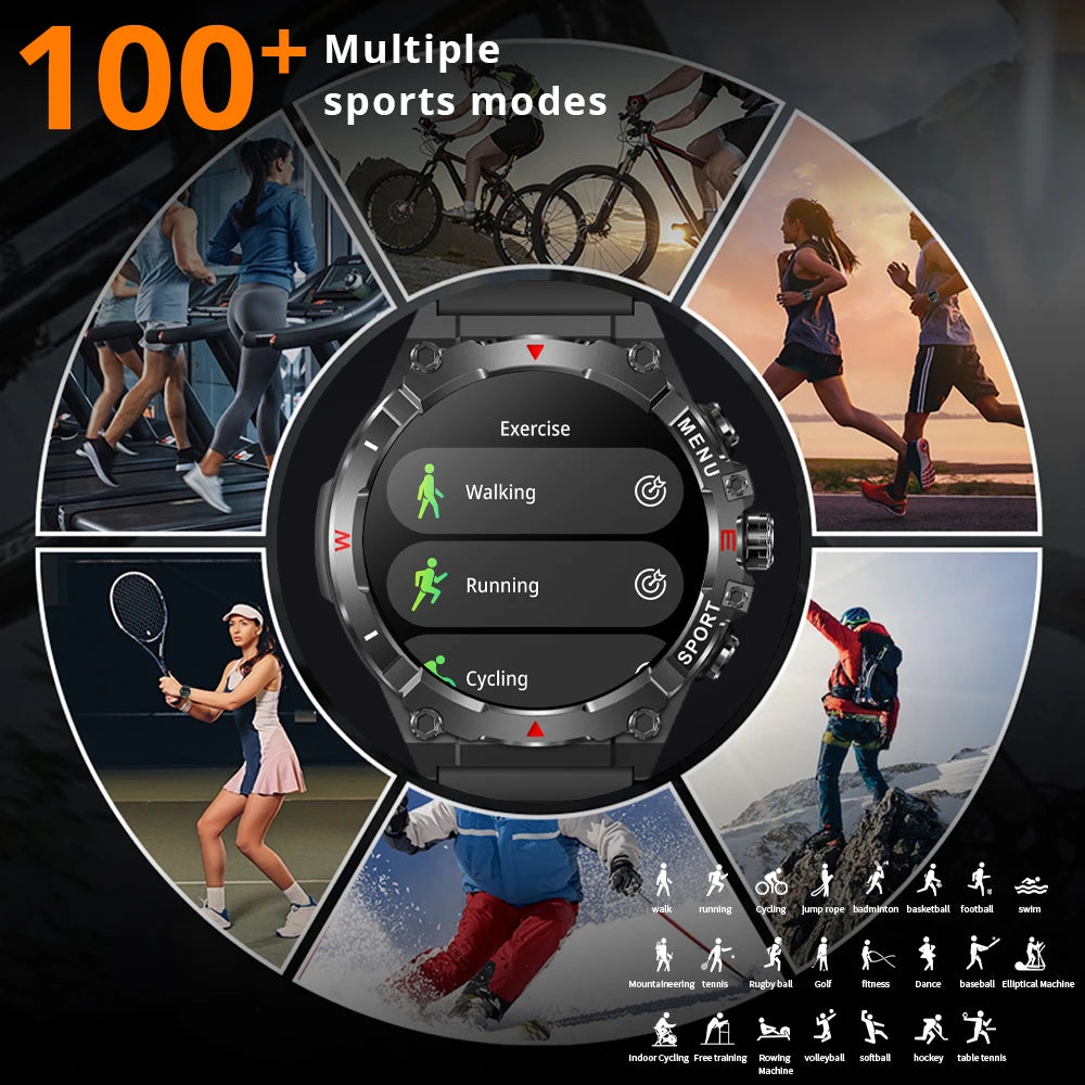 COLMI V76 GPS Smartwatch with 1.43" AMOLED, Compass & 500mAh Battery, Black