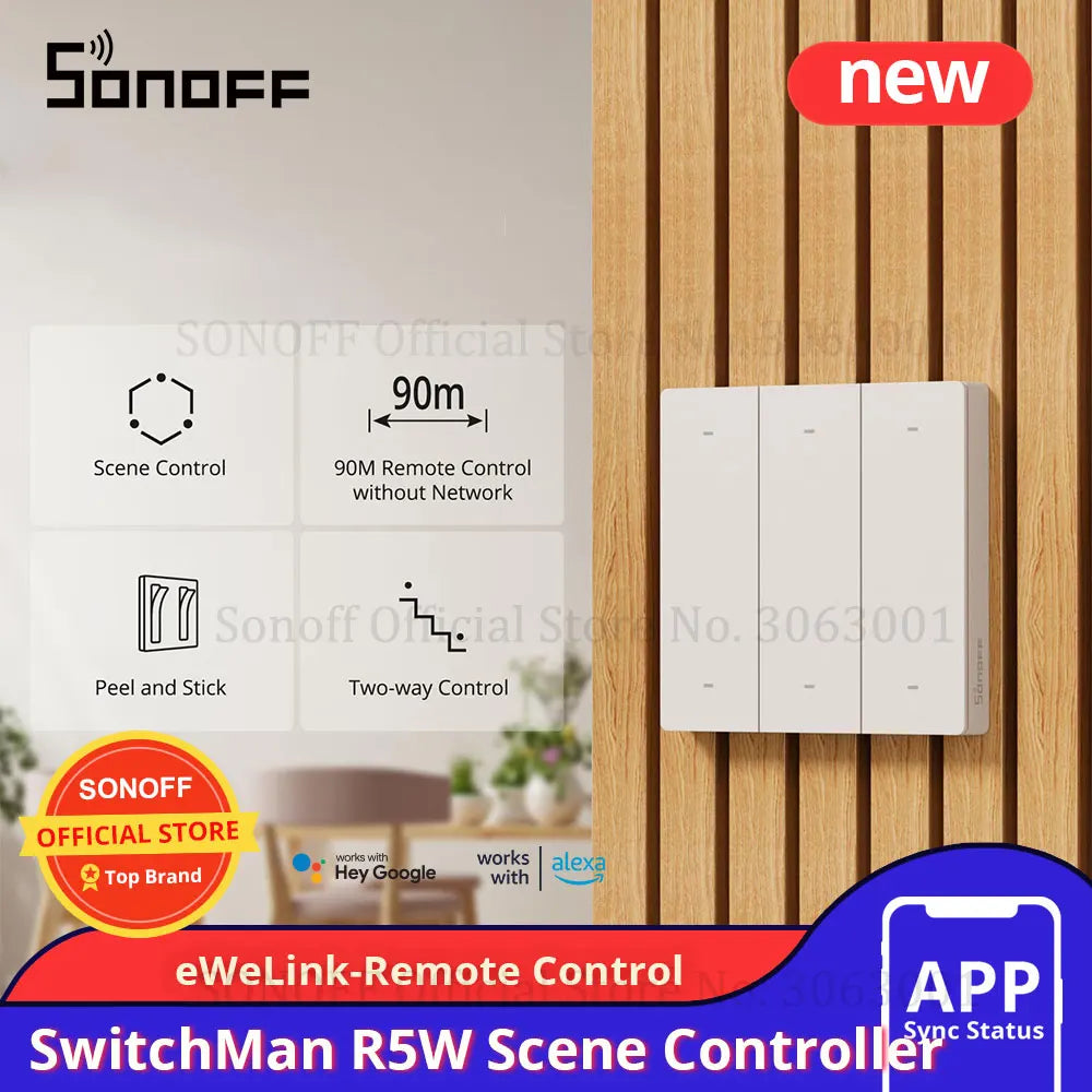 Remote Controller, From SONOFF, R5W Version, Channels 6