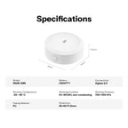 SONOFF SNZB-02M AirGuard TH Pressure Zigbee Sensor – Temperature, Humidity & Barometric Pressure, Dew Point, VPD (Zigbee Hub Required)