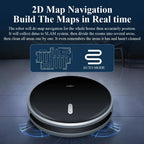 ABIR G20S Smart Robot Vacuum Cleaner – 6000Pa Suction, 2D Mapping & Wet Mopping - Revel Smart