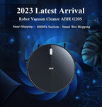ABIR G20S Smart Robot Vacuum Cleaner – 6000Pa Suction, 2D Mapping & Wet Mopping - Revel Smart