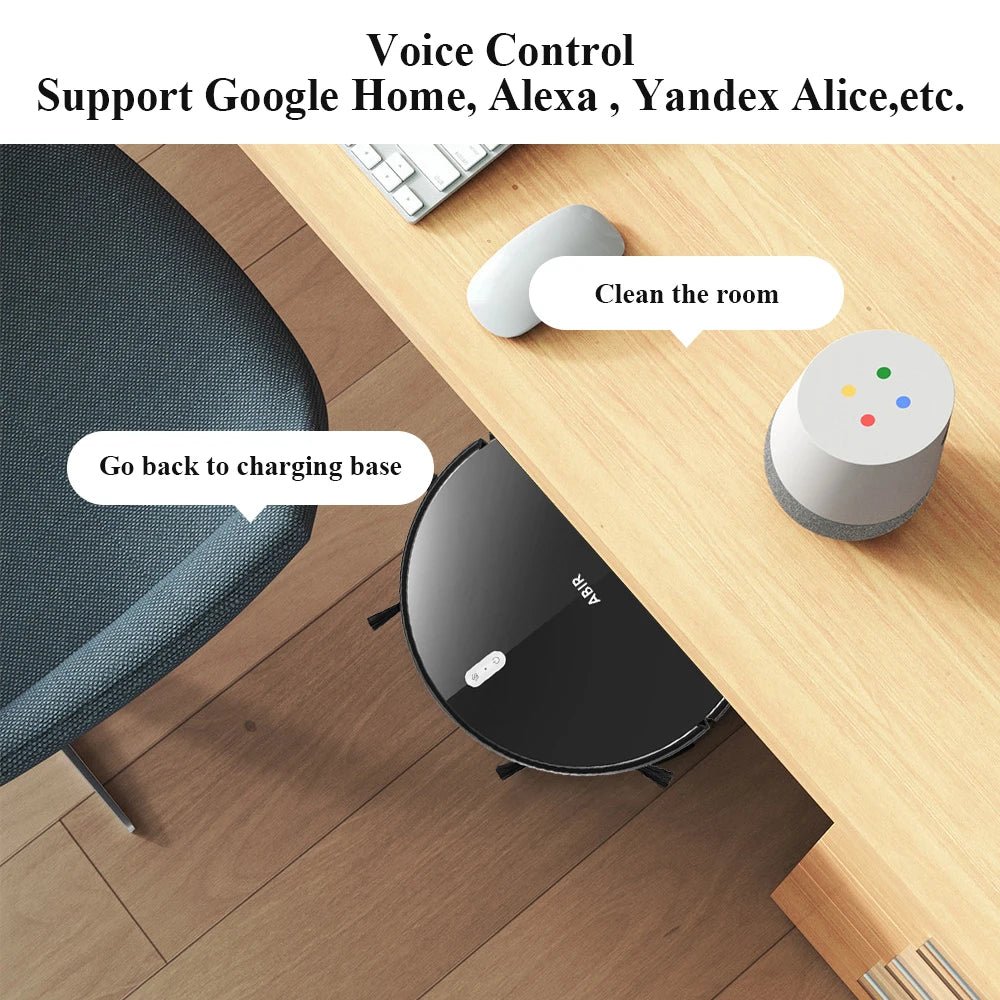 ABIR G20S Smart Robot Vacuum Cleaner – 6000Pa Suction, 2D Mapping & Wet Mopping - Revel Smart