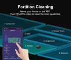 ABIR R30 Self - Emptying Robot Vacuum Cleaner with Dual Laser Navigation - Revel Smart