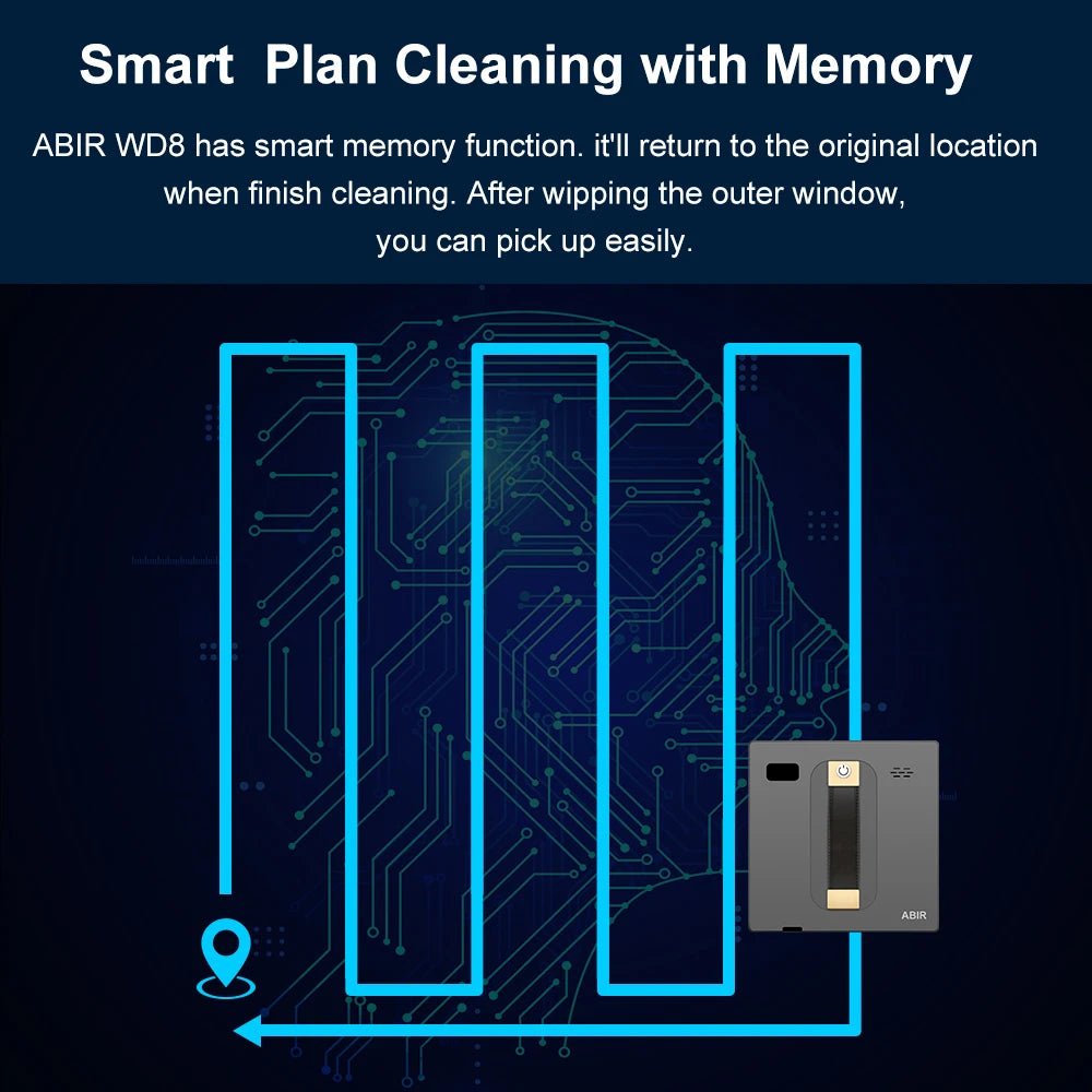 ABIR WD8 - Smart Window Cleaning Robot - Revel Smart