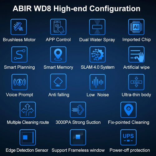 ABIR WD8 - Smart Window Cleaning Robot - Revel Smart