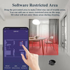 ABIR X8 Smart Robot Vacuum Cleaner with 6500Pa Suction, Dual Laser Navigation, and Advanced Mopping Features - Revel Smart