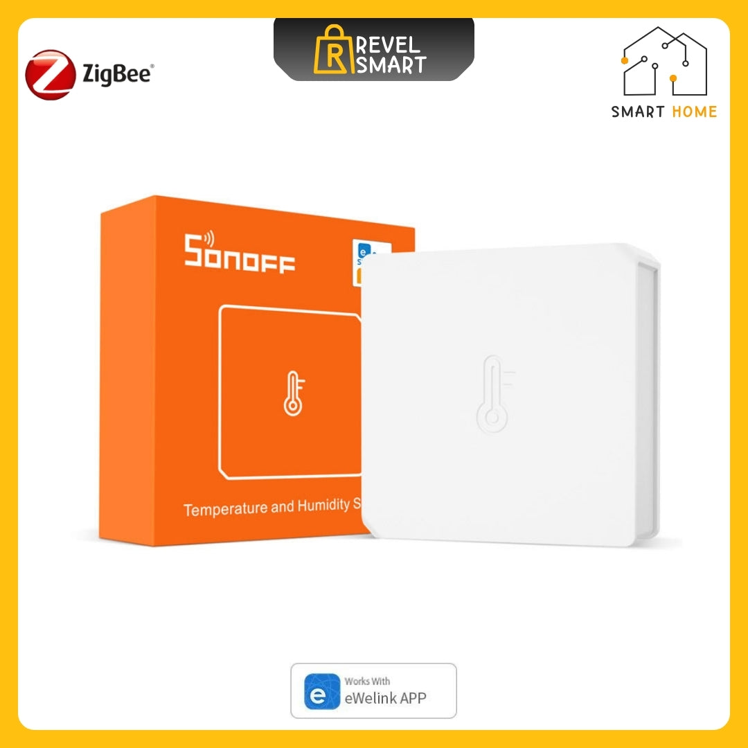 مستشعر درجة الحرارة والرطوبة ZigBee، من SONOFF، إصدار SNZB-02