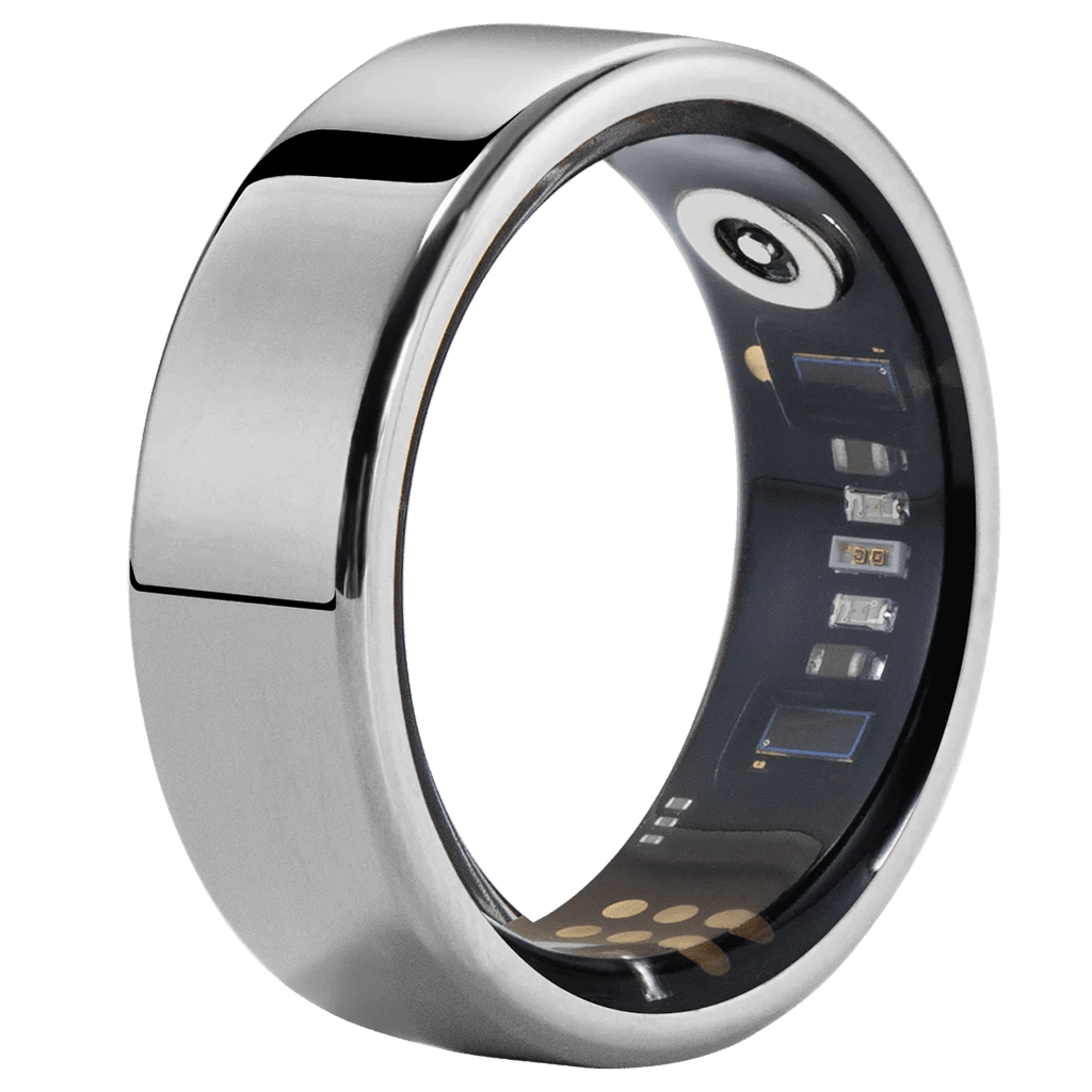 AMOVAN AMR06 Smart Ring – GPS Sports, Heart Rate, SpO2, Sleep, Stress & Body Temperature Tracker for iOS Android - Revel Smart