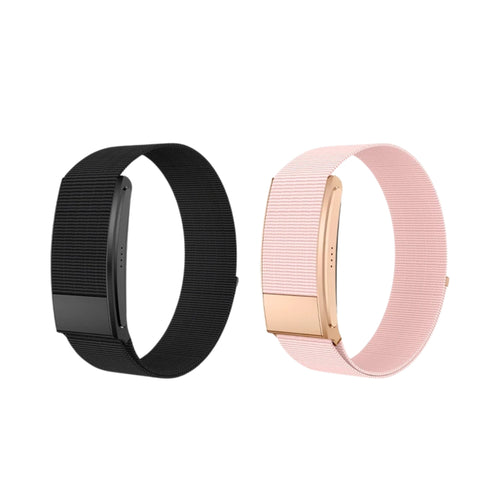 AMOVAN no-screen smart band with nylon strap for 24-hour heart rate, blood oxygen, stress and sleep tracking