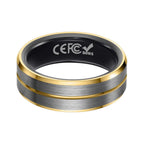 AMOVAN SR08 Smart Ring – Tungsten Steel Sleep, Heart Rate & Fitness Tracker with HRV, SpO2 & No Subscription - Revel Smart