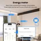 AVATTO Tuya WiFi 6 Mini Smart Switch Module – App Remote Control + Energy Meter - Revel Smart