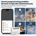AVATTO Tuya WiFi 6 Mini Smart Switch Module – App Remote Control + Energy Meter - Revel Smart