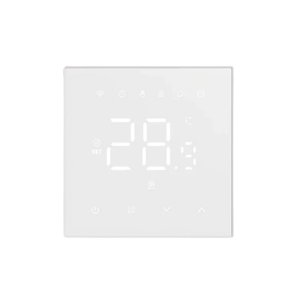 AVATTO Tuya WiFi Heating Thermostat 220V for Floor & Water Heating, White - Revel Smart
