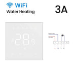 AVATTO Tuya WiFi Heating Thermostat 220V for Floor & Water Heating, White - Revel Smart
