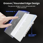 AVATTO Tuya WiFi Smart Groove Touch Switch – No Neutral, Alexa/Google (LTS02RD - US) - Revel Smart