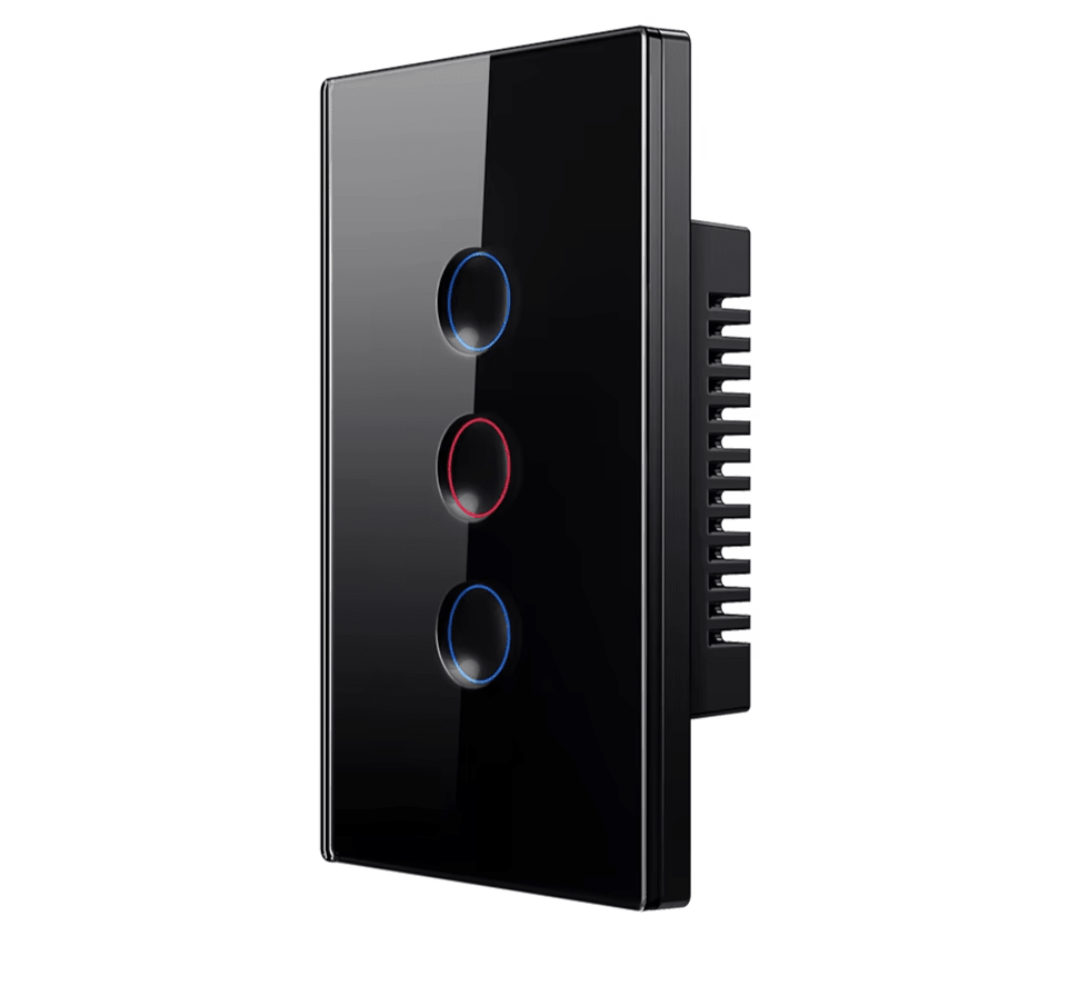 AVATTO Tuya WiFi Smart Groove Touch Switch – No Neutral, Alexa/Google (LTS02RD - US) - Revel Smart