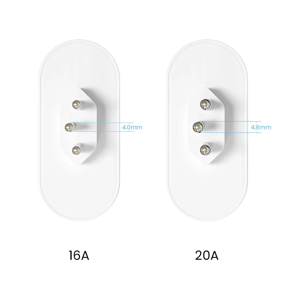 AVATTO Tuya WiFi Smart Plug Brazil – 16A Smart Life Remote Socket (OT10) - Revel Smart