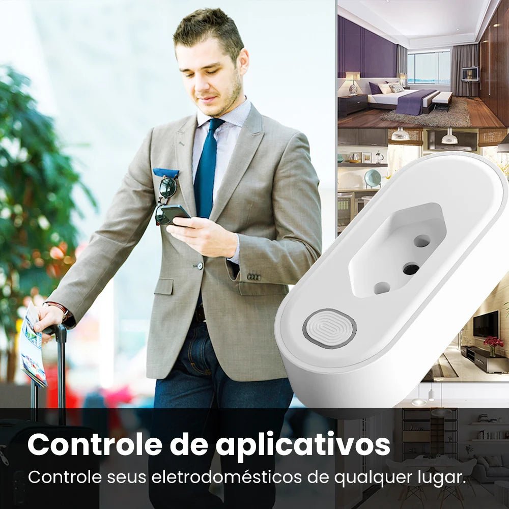 AVATTO Tuya WiFi Smart Plug Brazil – 16A Smart Life Remote Socket (OT10) - Revel Smart