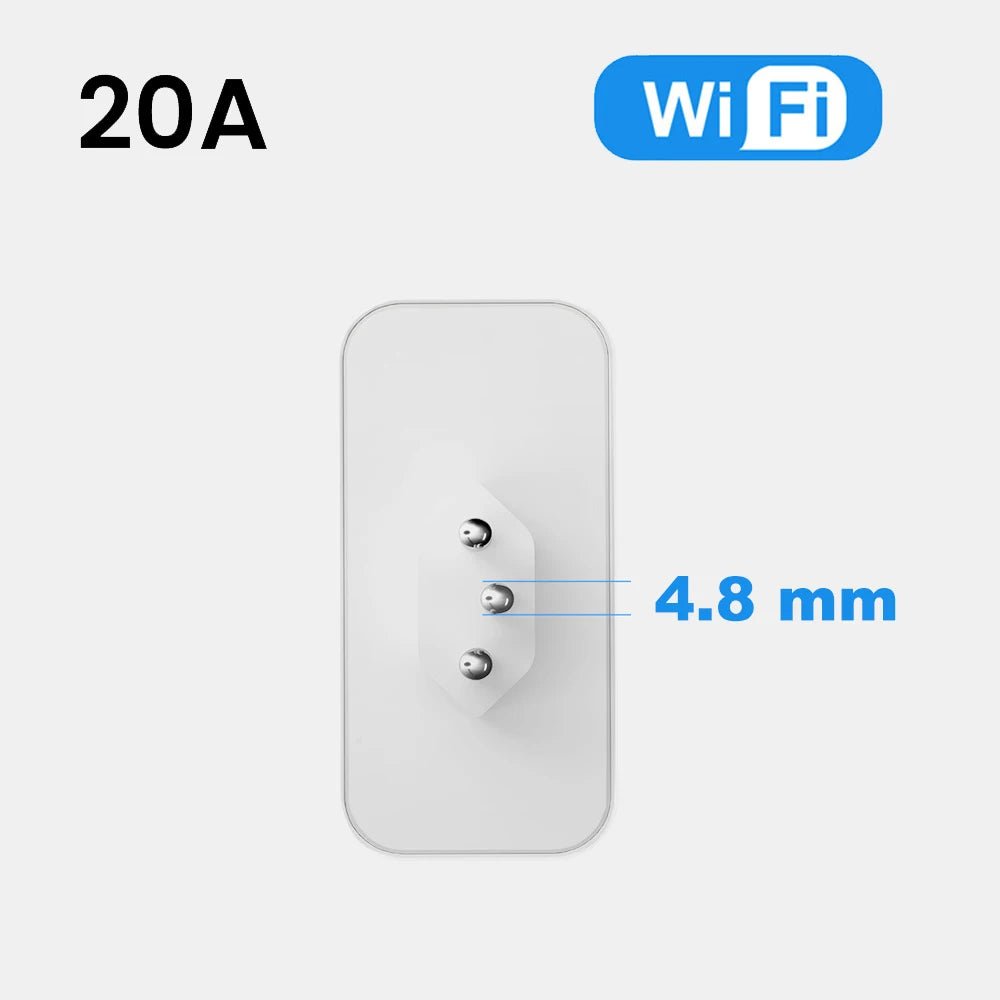 AVATTO Tuya WiFi Smart Plug Brazil – 20A Power Monitor + USB - C Fast Charging - Revel Smart