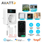 AVATTO Tuya WiFi Thermostat Socket 16A – Heating/Cooling Controller with NTC Sensor - Revel Smart