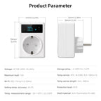 AVATTO Tuya WiFi Thermostat Socket 16A – Heating/Cooling Controller with NTC Sensor - Revel Smart