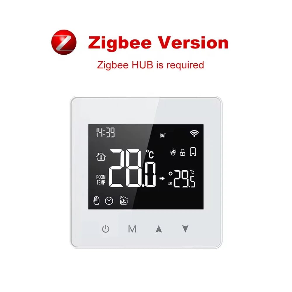 AVATTO Tuya Zigbee Smart Thermostat – Battery Powered Boiler Temperature Controller - Revel Smart