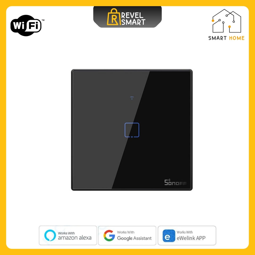 Smart Wall Light Switches, From SONOFF, T3 version, Supports WIFI, Maxload 480W