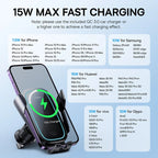 Baseus 15W Wireless Car Charger with Auto - Sensing Clamp - Revel Smart