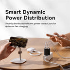 Baseus 17W 3USB Compact Travel Charger - Revel Smart