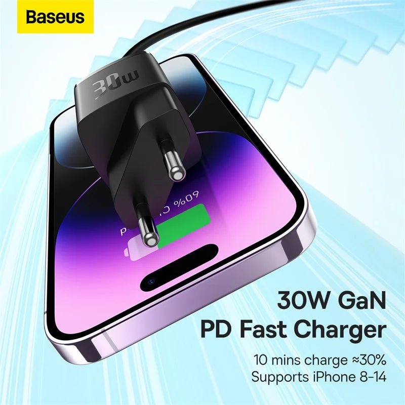 Baseus 30W GaN5 Fast Charger - Revel Smart