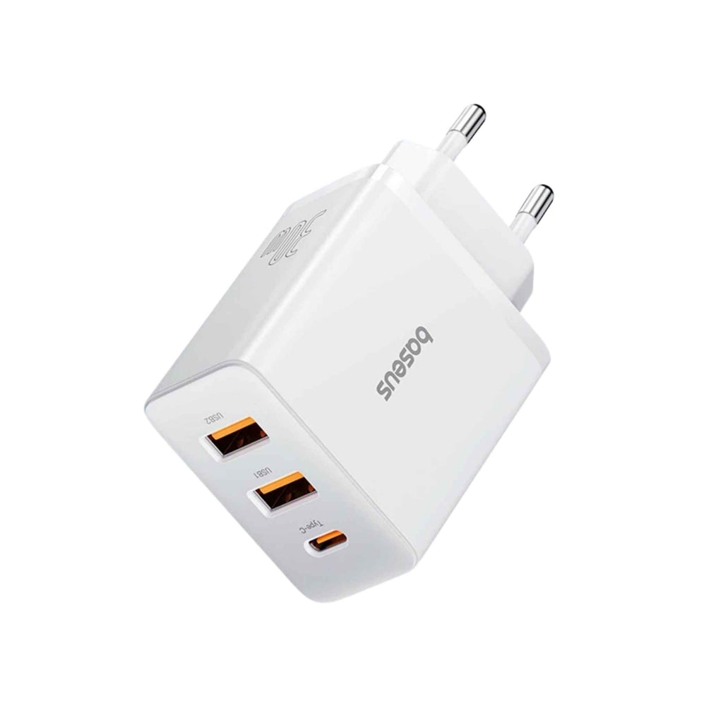 Baseus Cube Fast Charger 30W (3 - Port) - Revel Smart