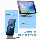 Baseus Foldable Metal Desktop Holder – 360° Adjustable Stand - Revel Smart