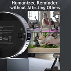Baseus Heyo Rotation Countdown Timer – LED Digital Display with Magnetic Mount & Adjustable Sound for Cooking, Study, Work - Revel Smart