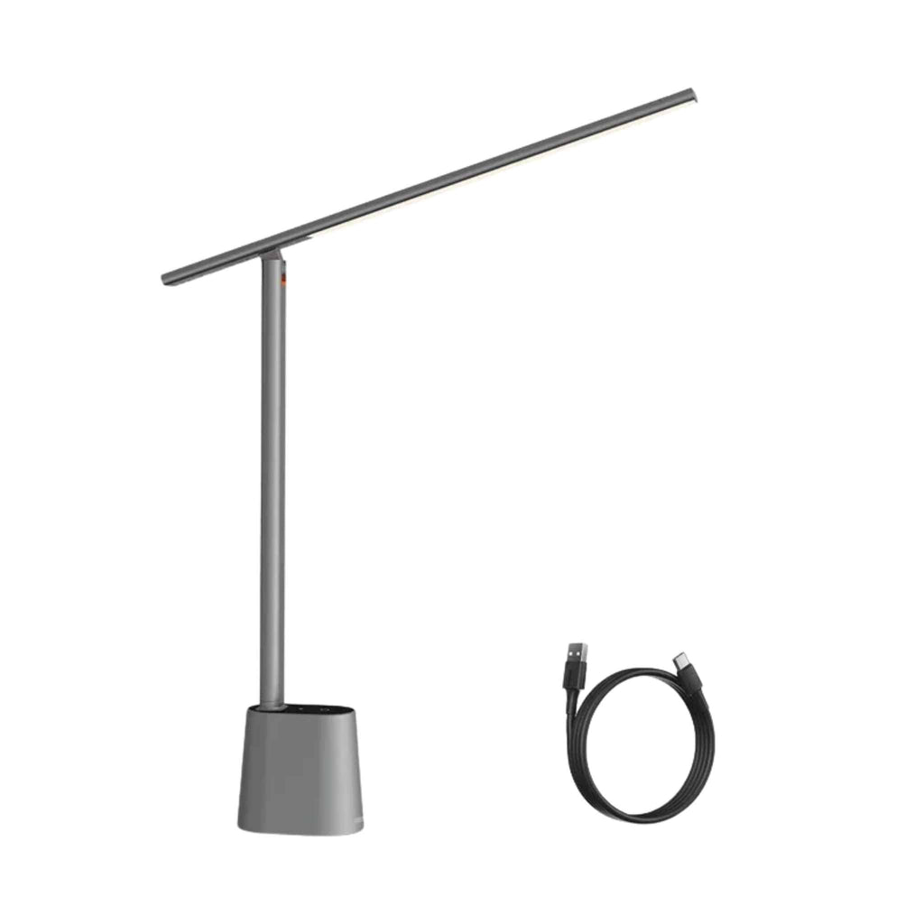 Baseus Smart Light Rechargeable Folding Reading Desk Lamp – Auto Brightness, Eye Protection, 13H Battery - Revel Smart