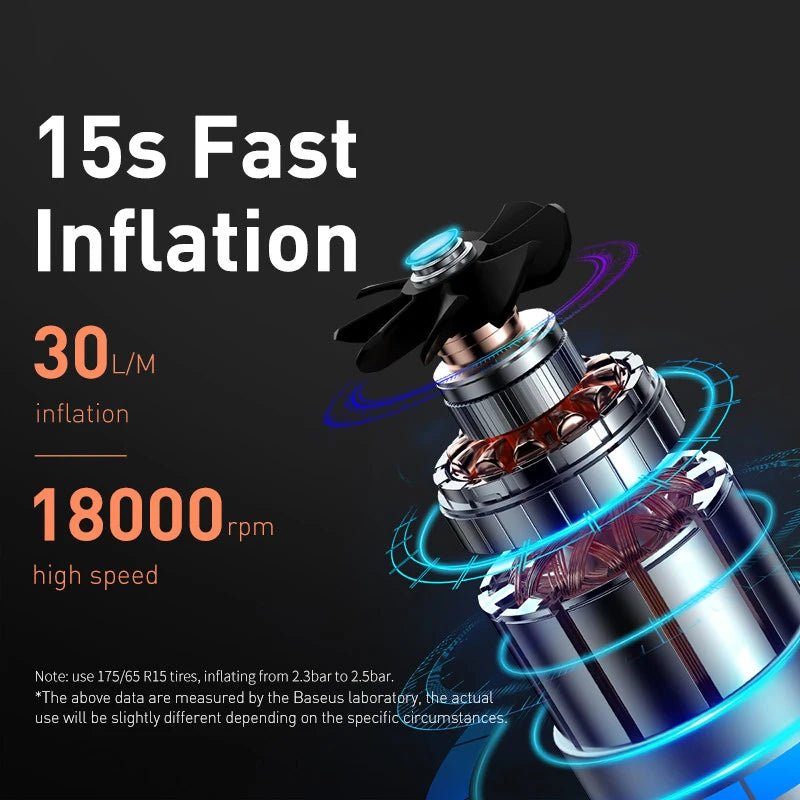 Baseus Super Mini Inflator Pump - Revel Smart