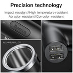 Baseus Y - Type 3 - in - 1 40W Car Charger with Dual USB Ports and Extended Power SocketSmart Car Charger - Revel Smart