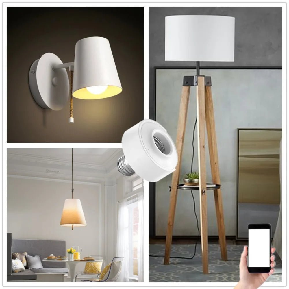 Bulb Adapter Zigbee, Works with E27 Lamp, 4 pieces - ريفيل سمارت Revel Smart