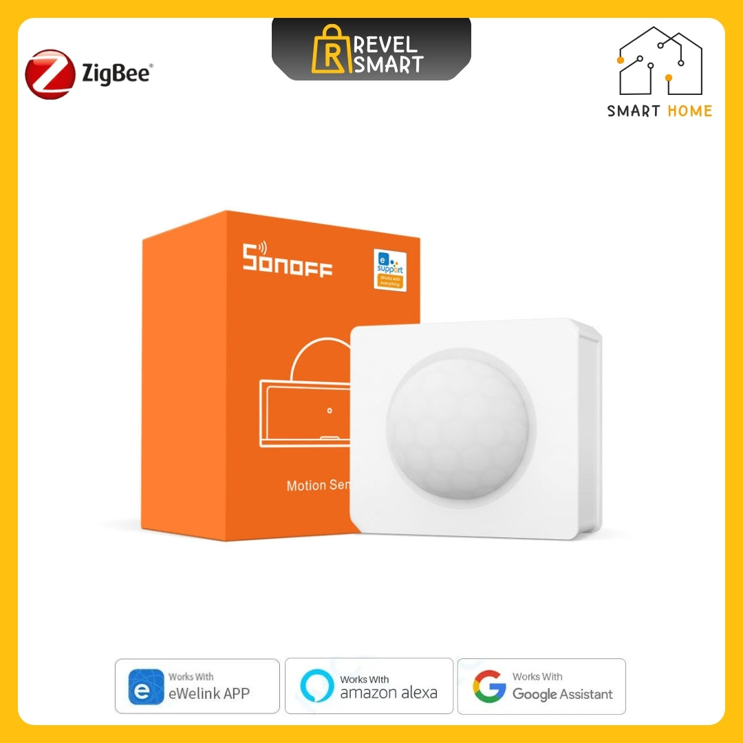 Motion Sensor ZigBee, From SONOFF, Sensitive angle 110°, SNZB-03 Version