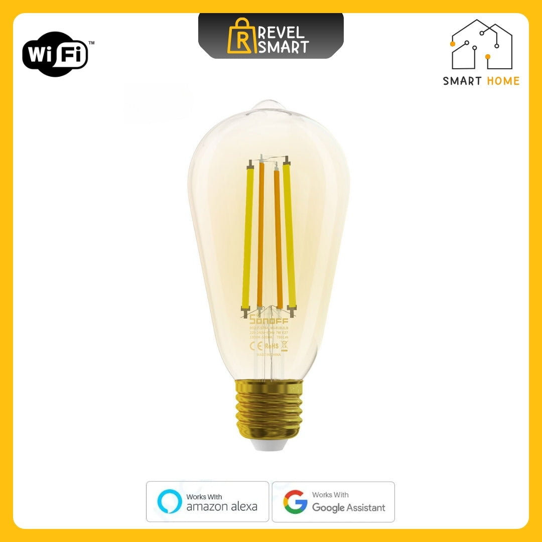 Smart Lighting, From SONOFF, Support Wi-Fi, LED, Lamp E27, Dual-Color