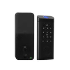 Catchface Smart Fingerprint Deadbolt Lock TTLock with Keypad & RFID, Black - Revel Smart