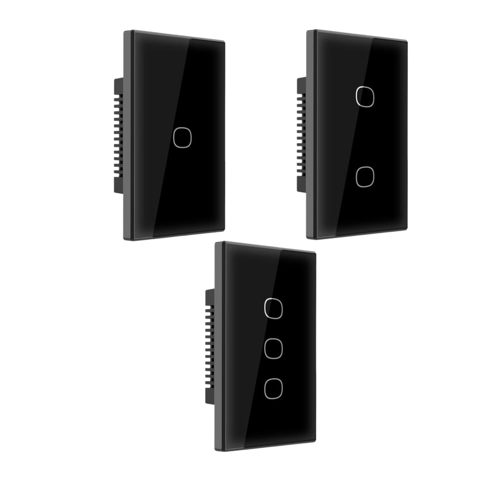 SONOFF T6 120 TX Gen2 Matter smart touch wall switch with glass panel, 1 2 3 gang, Detach Relay and night backlight