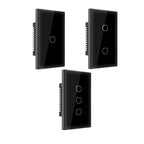 SONOFF T6 120 TX Gen2 Matter smart touch wall switch with glass panel, 1 2 3 gang, Detach Relay and night backlight